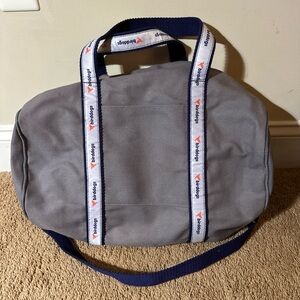 birddogs Duffel Bag Gray Barrel Gym Travel Shoulder Weekender Carry On Logo